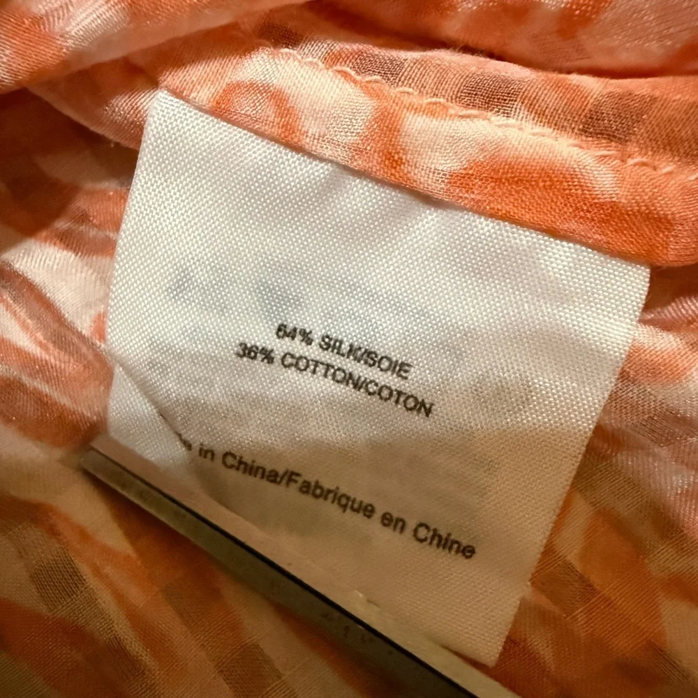 Tory Burch still patterned orange